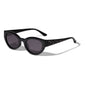 AUBREE sunglasses black/crystal featuring sleek black frames, discreet cat-eye design, and sparkling Preciosa crystals for a stylish, high-class look with UV400 protection.