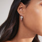 MSF earrings 2-in-1 set silver-plated